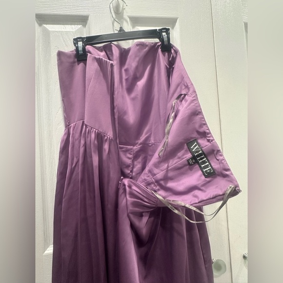 White by Vera Wang Purple Maxi Dress - Picture 4 of 5